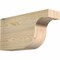 Ekena Millwork Del Monte Rough Sawn Rafter Tail, Douglas Fir, 6"W x 12"H x 24"L RFT06X12X24DEL00RDF - alternate 1